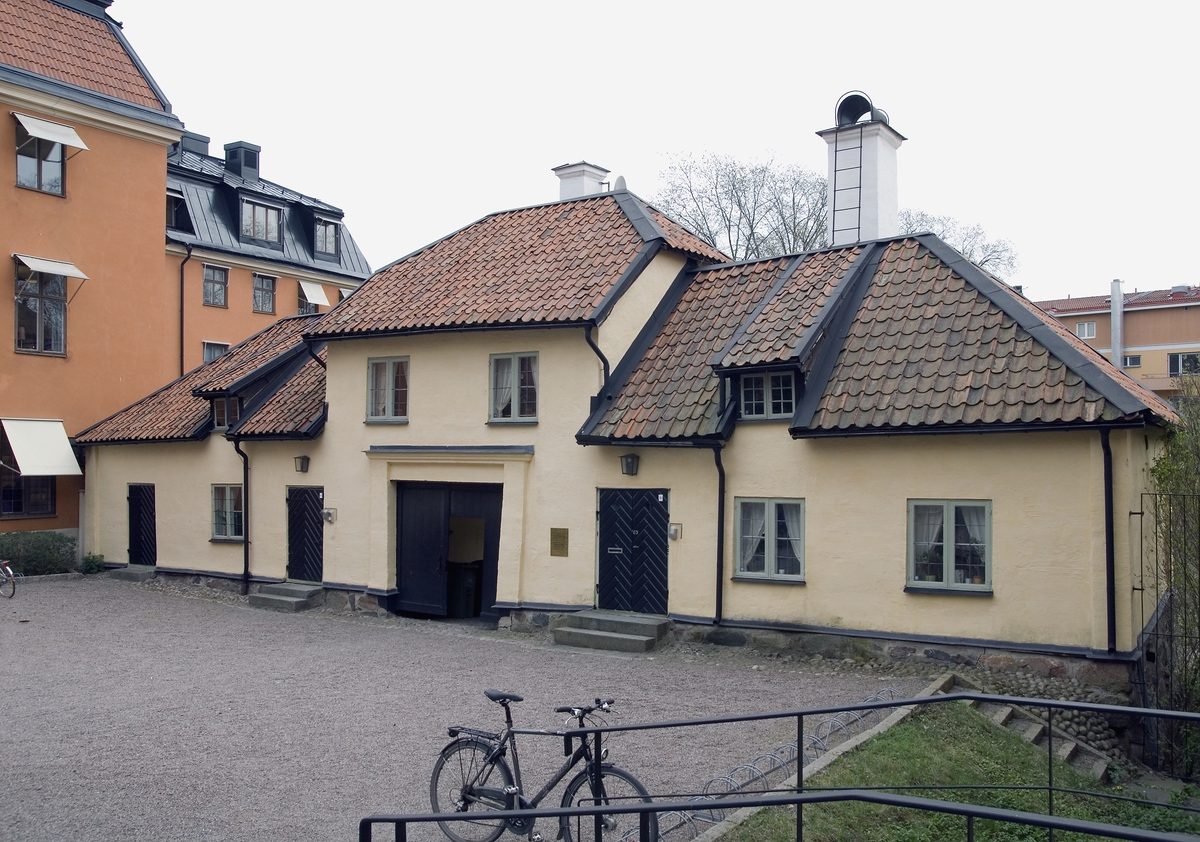Det 1782 av timmer uppförda s.k. Atterbomska huset, kvarteret Domen, Uppsala 2008