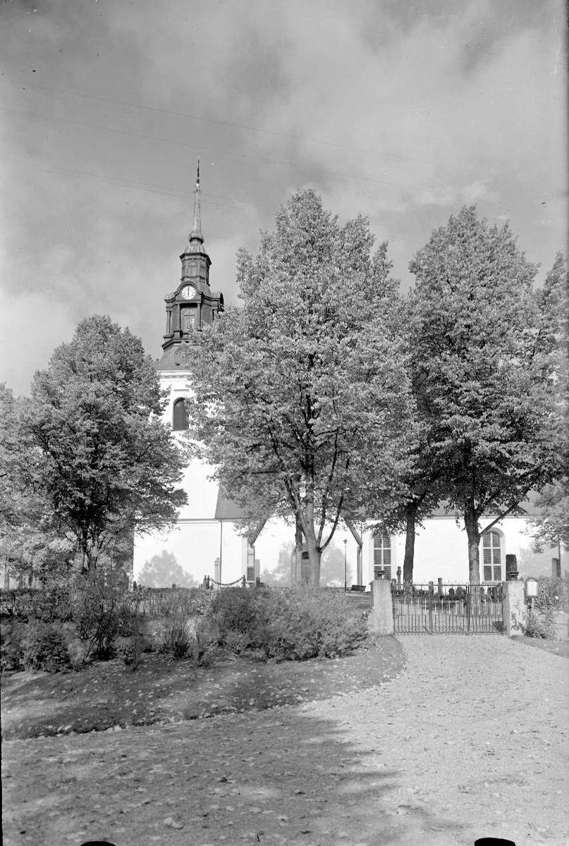 Västerlövsta kyrka, Heby, Västerlövsta socken, Uppland 1964