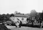 Trädgårdsarbetare i Stadsträdgården, Uppsala 1901