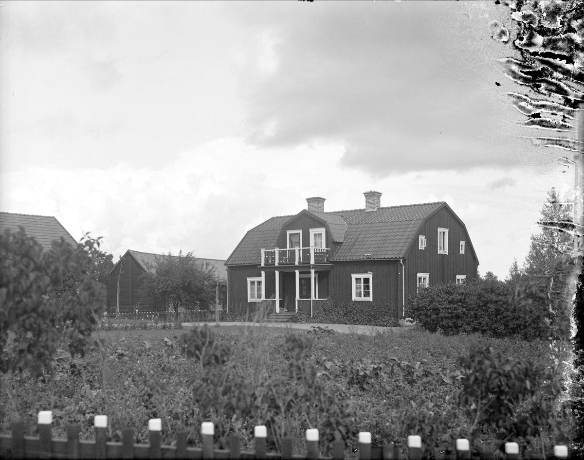 Faringe prästgård, Faringe socken, Uppland 1932