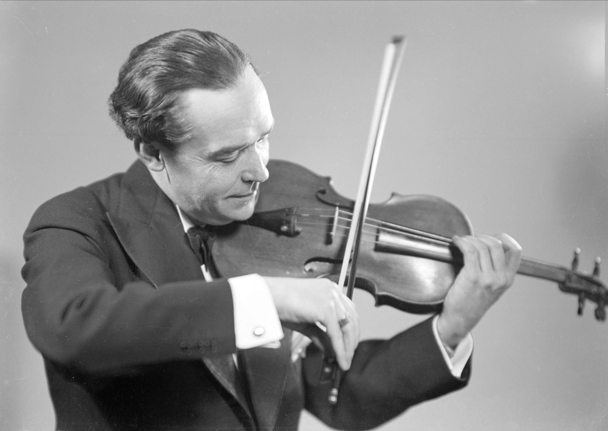 Violinisten och kapellmästaren Ivan Zentis, Uppsala 1937