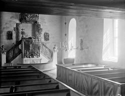 Interiör i Fröslunda kyrka, Fröslunda socken, Uppland