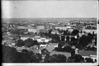 Reprofotografi - vy över Gästrike-Hälsinge studentnation, kvarteret Trädgården, Uppsala före 1914