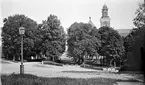 Odinslund från Slottsbacken, Uppsala före 1886