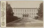 Uppsala universitetsbibliotek, Carolina Rediviva, från Drottninggatan, Uppsala 1886