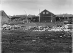 Erikssons och Albrektssons gårdar, Skäve, Vaksala socken, Uppland sannolikt 1920-tal