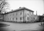 Byggnad uppförd 1932 - 1935 som Uppsala stads fattighus, korsningen S:t Olofsgatan - Övre Slottsgatan, kvarteret Pistolen, Uppsala 1934