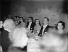 Svenska Turistföreningens 50-årsjubileum - kungligheter på banketten i Rikssalen, Uppsala slott, Uppsala 1935