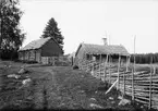 Torp med bostadshus och loge, Anna Öberg, Östra Askarbäck, Skuttunge socken, Uppland, sannolikt 1920-tal