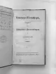 Boken Veterinär-Farmakopé författad av Veterinär-Inrättningen i Stockholm år 1831