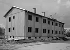 Flerbostadshus under uppförande, Svartbäcken, Uppsala 1942