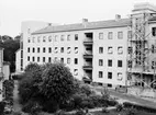 Kvinnokliniken vid Akademiska sjukhuset under byggnation, Uppsala juni 1943