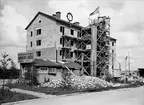 Flerbostadshus under byggnation, Uppsala 1943