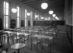 Uppsala stadsbibliotek, Östra Ågatan, Uppsala, interiör 1941