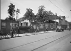 Svartbäcksgatan, kvarteret Klostret, Uppsala augusti 1940