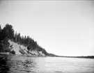 Dalälven vid Rotskär, Älvkarleby socken, Uppland i september 1916