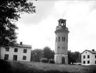 Klocktornet i Forsmarks bruk, Forsmarks socken, Uppland juli 1915