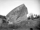 Flyttblock i Lagga socken, Uppland 1926