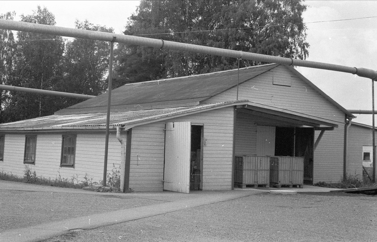Lagerbyggnad, Lytta snickerifabrik, Bälinge socken, Uppland 1976