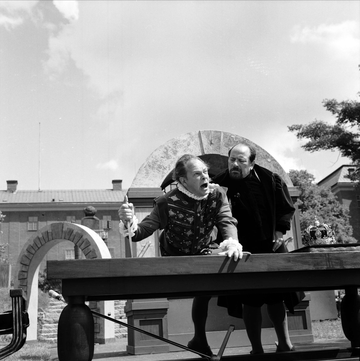 Erik XIV Sommarteater - recensionsbilder, Uppsala 1961