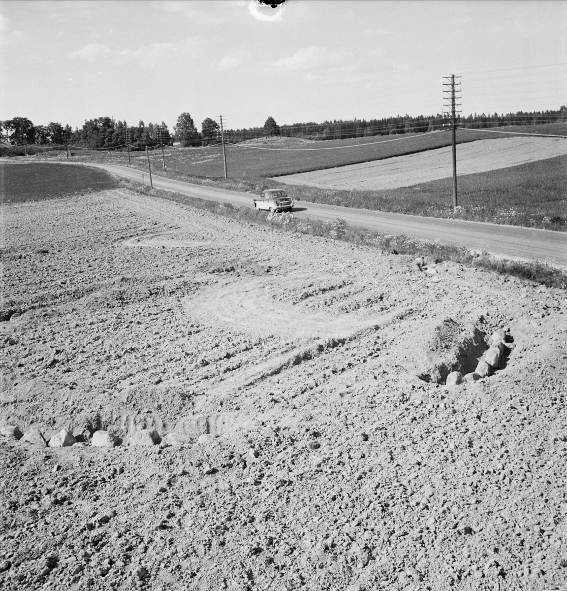 Gravfält i Jumkil, Uppland 1953