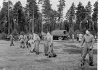 Fallskärmsjägarskolan i Karlsborg 1955.