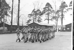 Fallskärmsjägarskolan i Karlsborg 1955.