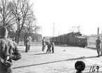 Fallskärmsjägarskolan i Karlsborg 1950-tal.Inryckning.