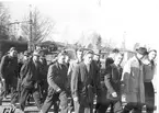 Fallskärmsjägarskolan i Karlsborg 1950-tal.Inryckning.