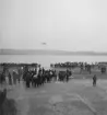 Flyguppvisning i samband med skolbesök på F 2 Roslagens flygflottilj, 1939.