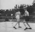 Boxningsmatch på F 2 Roslagens flygflottilj, 1940.