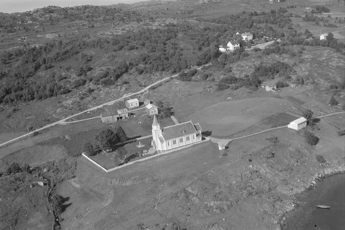 Bebyggelsen ved Sandstad kirke