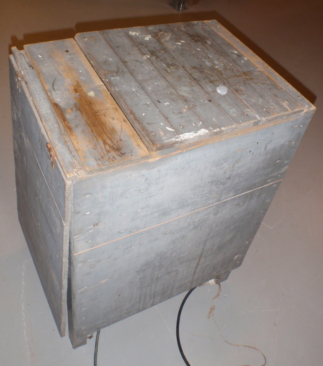 Trekasse m. Hoover-rotor og elektrisk motor.