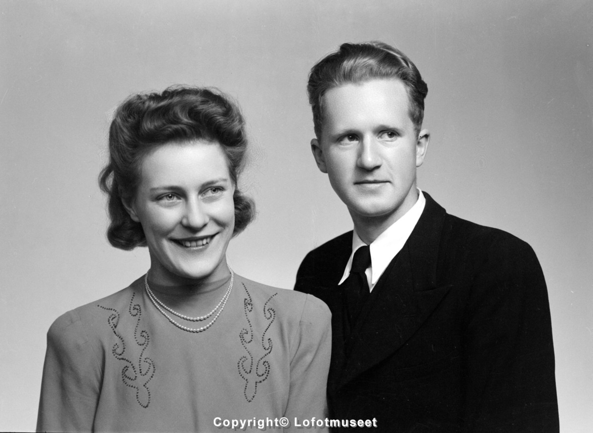 Portrett av Theis Westergaard med frue.