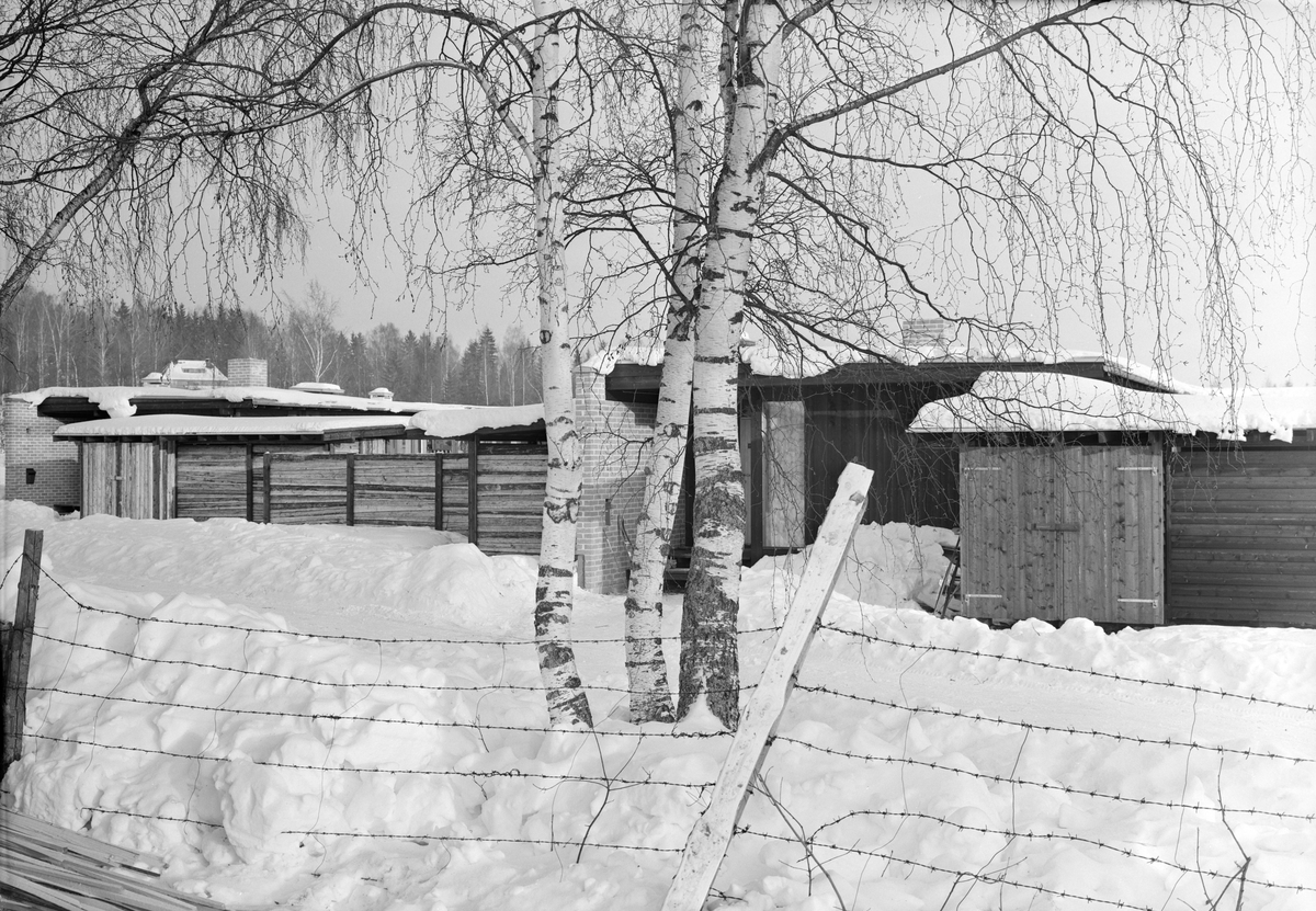 Bolighus, Atriumhus, Ajer, Granvegen Hamar. Eksteriør. Vinter. Arkitektene Arkitim. 