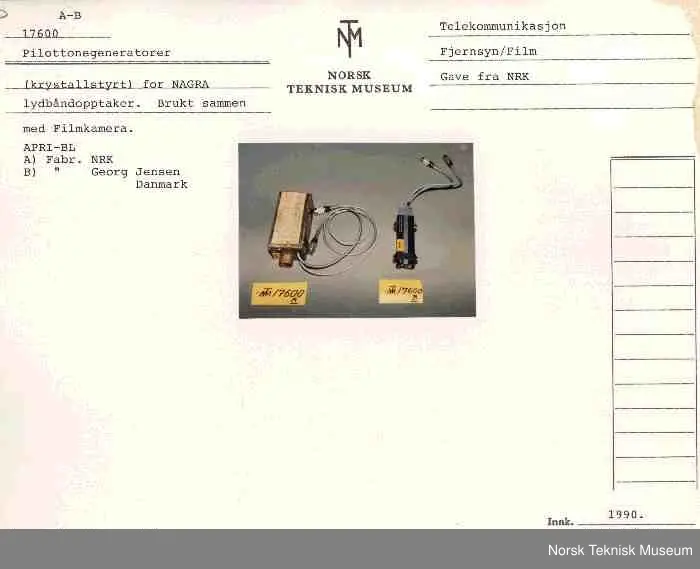 Tavle for undervisning som viser komponentene i et svart / hvitt TV- apparat.