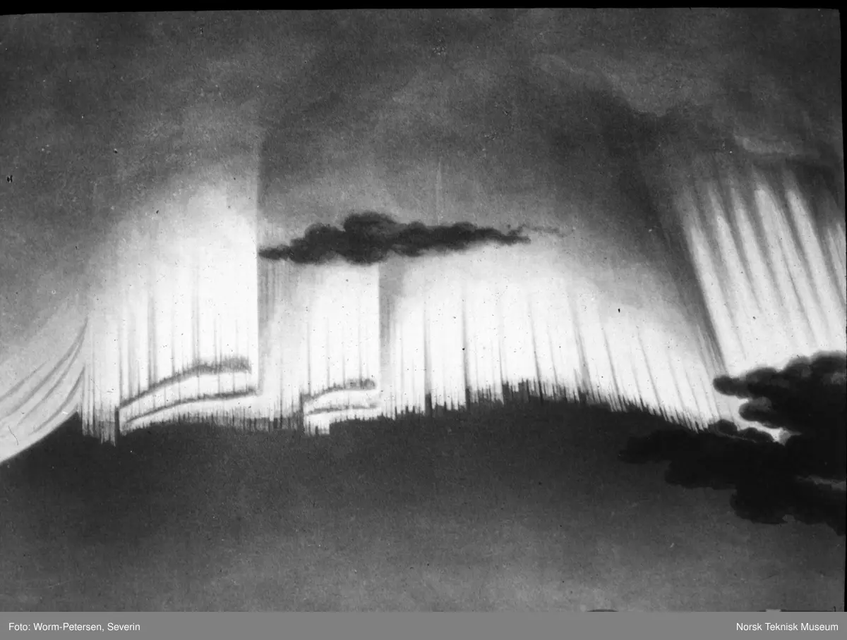 Nordlys observasjoner i Bossekop syd 19. Jan. 1839