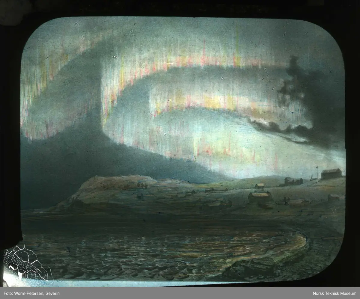 Nordlys observasjoner i Bossekop nordø 21. Jan. 1839