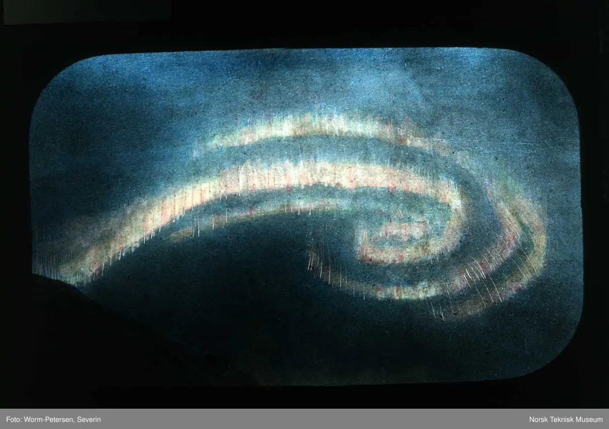 Nordlys observasjoner i Bossekop syd 6. Jan. 1839