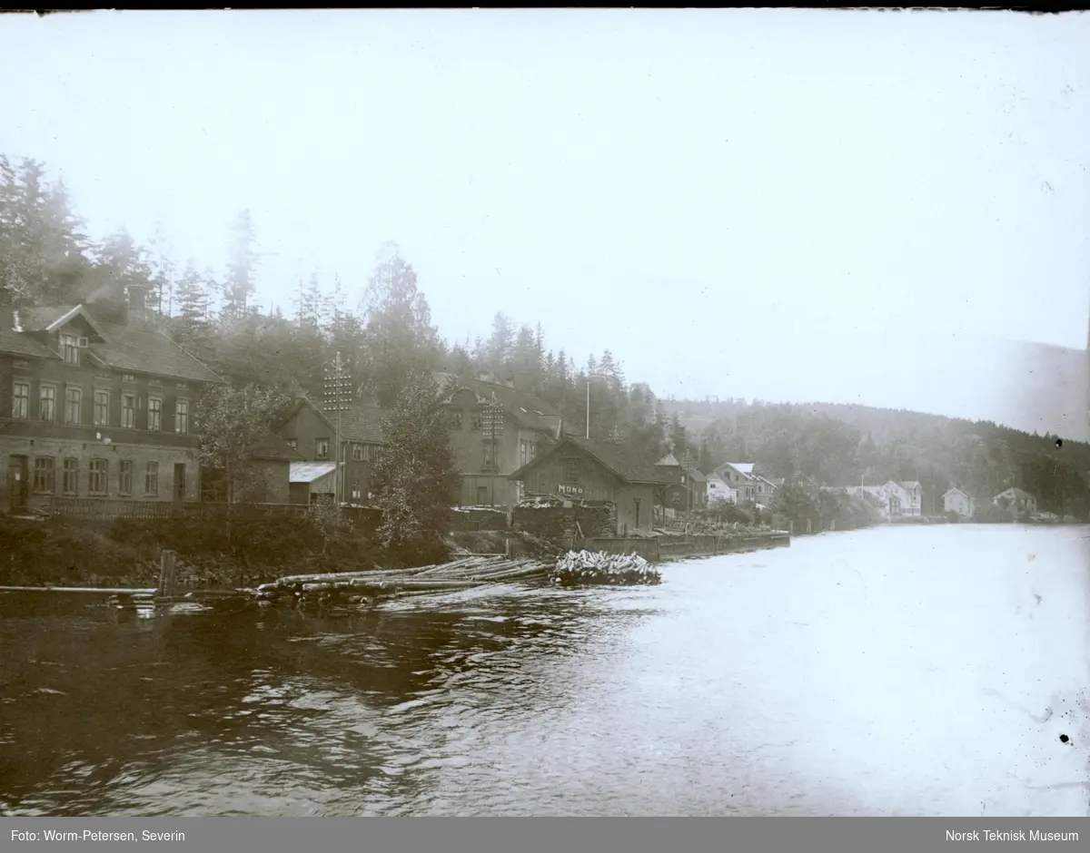 Ulefoss, fra Telemarksserien 1922.