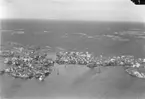 Flygbild Klädesholmen 1938.