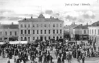 Parti af Torget i Uddevalla.
Uddevalla Musikhandel. Imp.