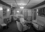 Fartygsinteriör på fartyg 106 M/T Mai Bente, sällskapsrum.