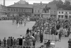 Firande i Uddevalla med anledning av att kung Gustaf V fyllde 90 år den 16 juni 1948