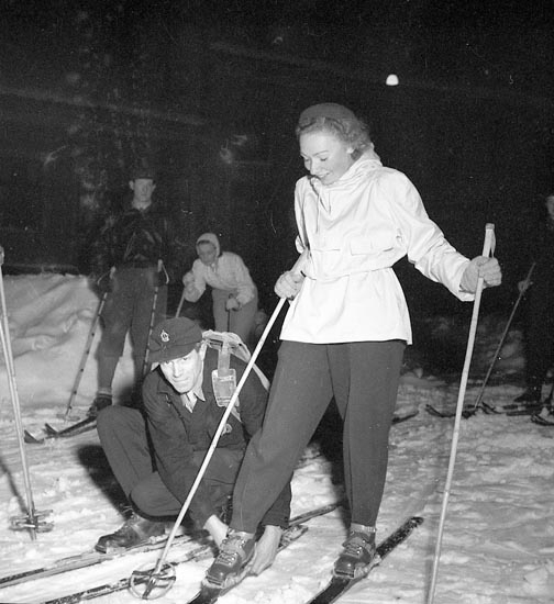 Skidutflykt i januari 1949