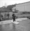 Test av vattenskidor den 5 december 1958.