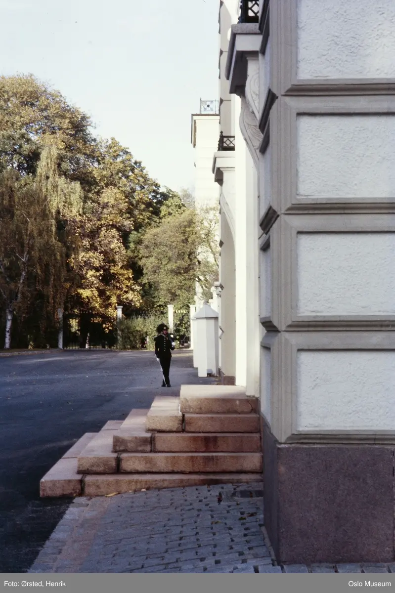 Slottet, gardist, park