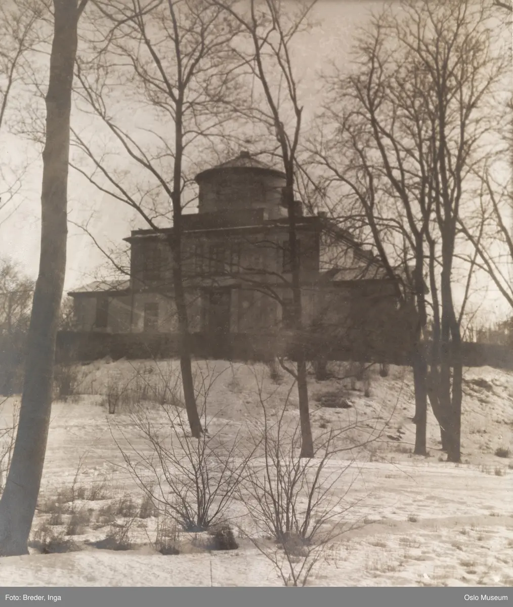 Observatoriet, park, snø