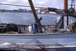 Is tas ombord i lastrummet