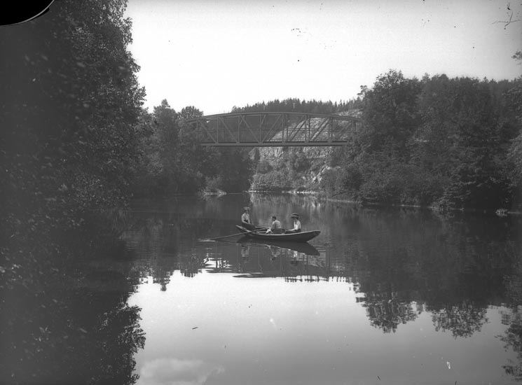 Enligt fotografens noteringar: "Idyll från Kvistrums dalar omkring 1910."